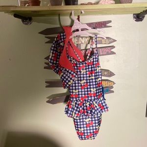 Brand New bathing suit and hat set